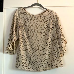 Flowy pattern blouse / Size XS from Banana Republic